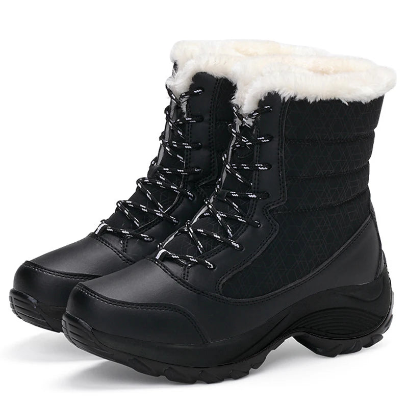 Women’s Winter Snow Boots – Warm, Waterproof & Non-Slip